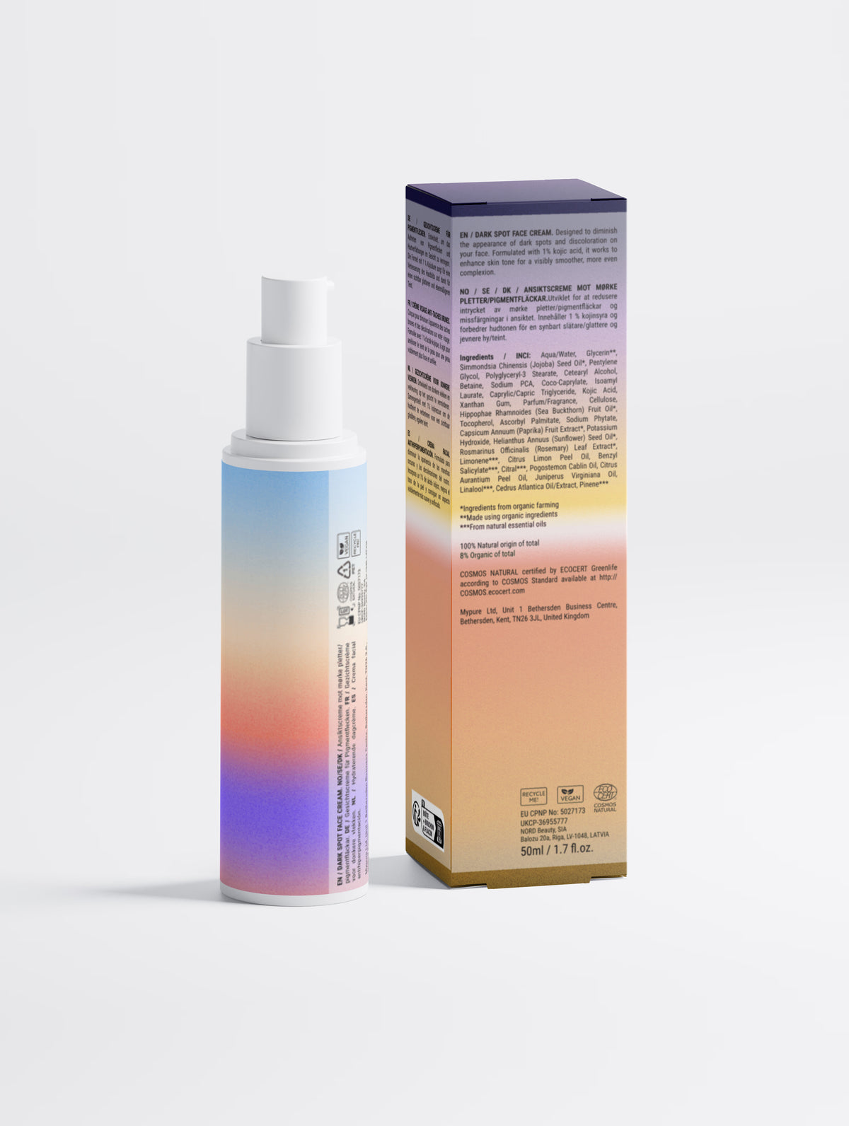 Dark Spot Face Cream with Kojic Acid